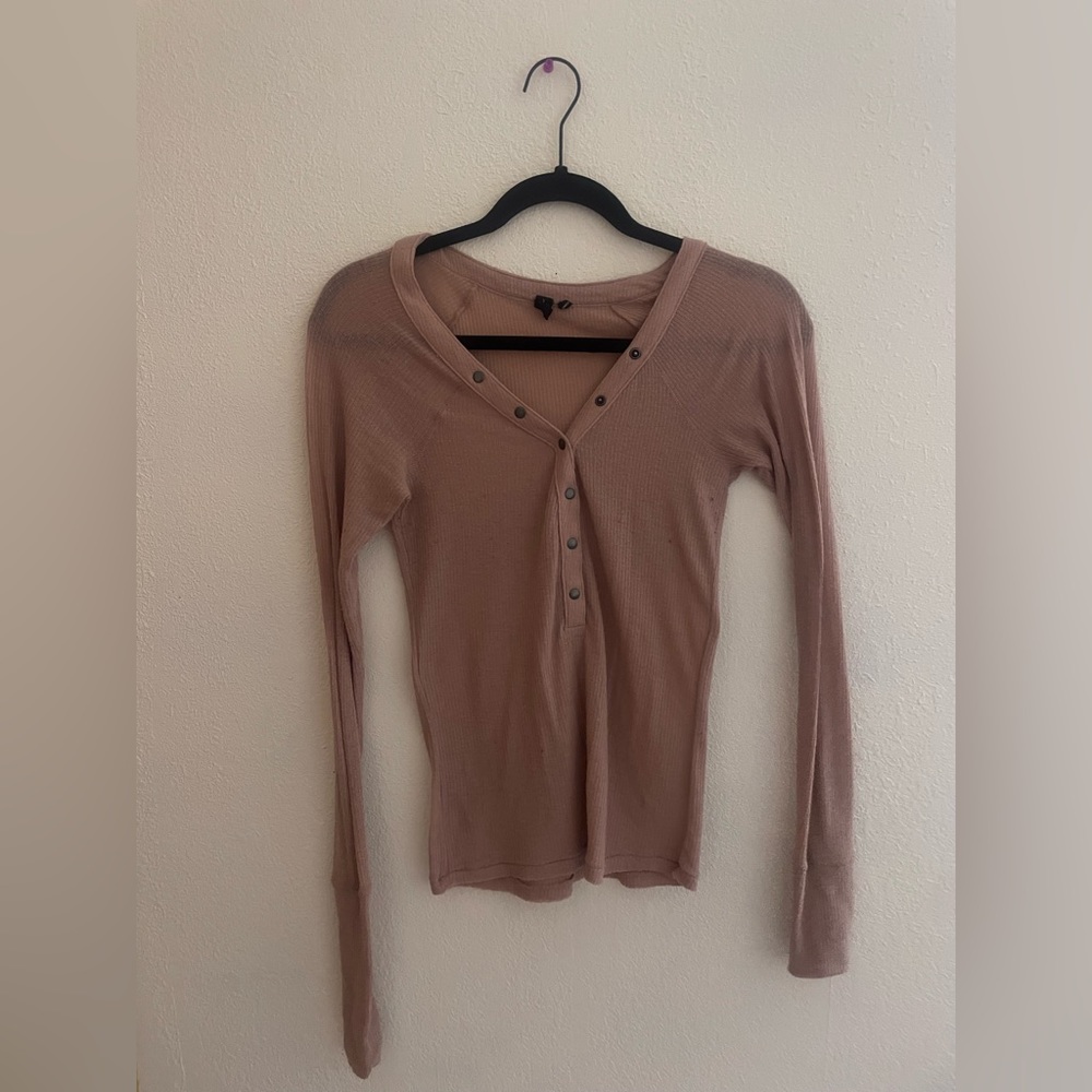 Urban Outfitters out from under button down long sleeve. Size Small.